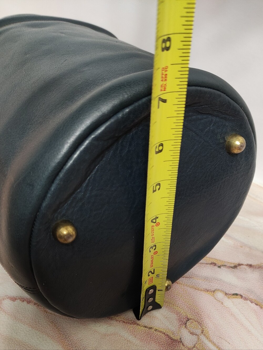 Vintage Coach Bonnie Cashin Large Bucket Bag Navy - Picture 13 of 15